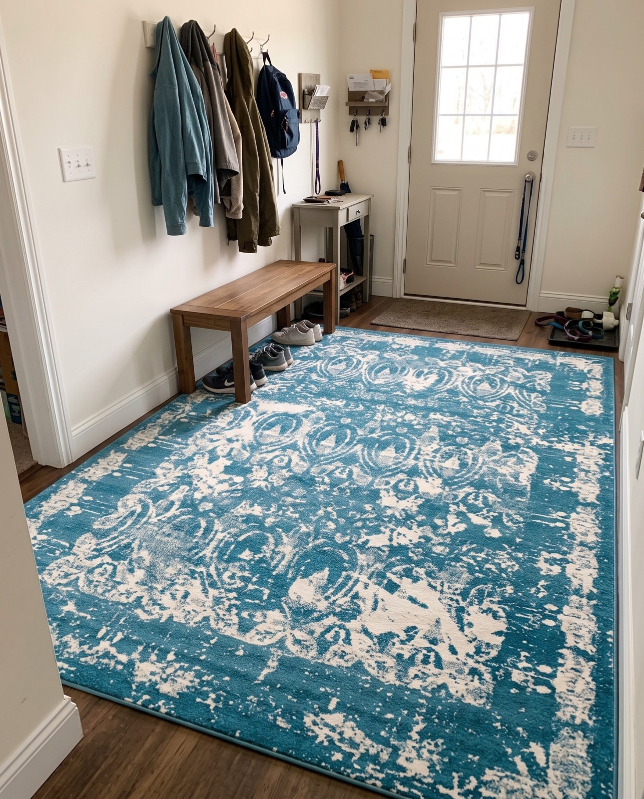 9' x 12' 2 Pike · Border rug