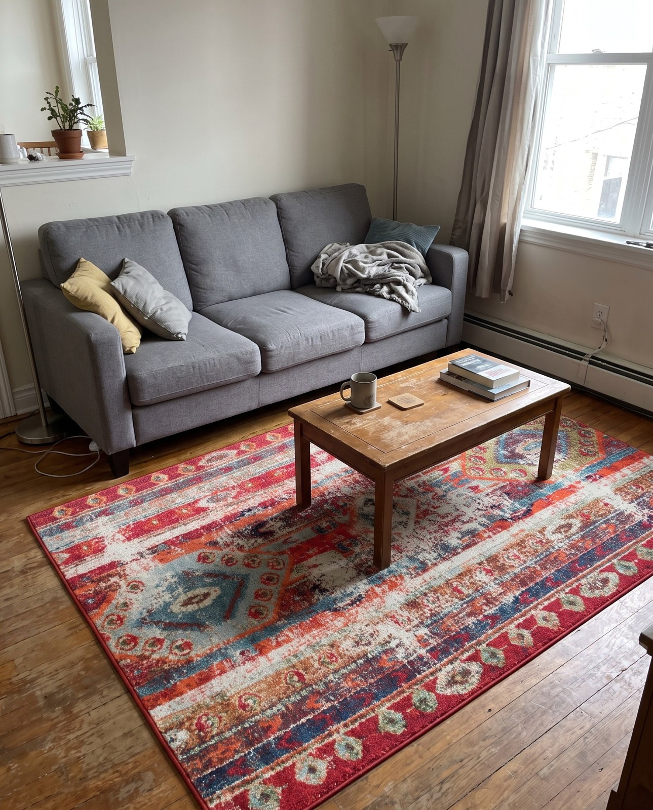 5' x 8' Darrow · Border Washable Rug