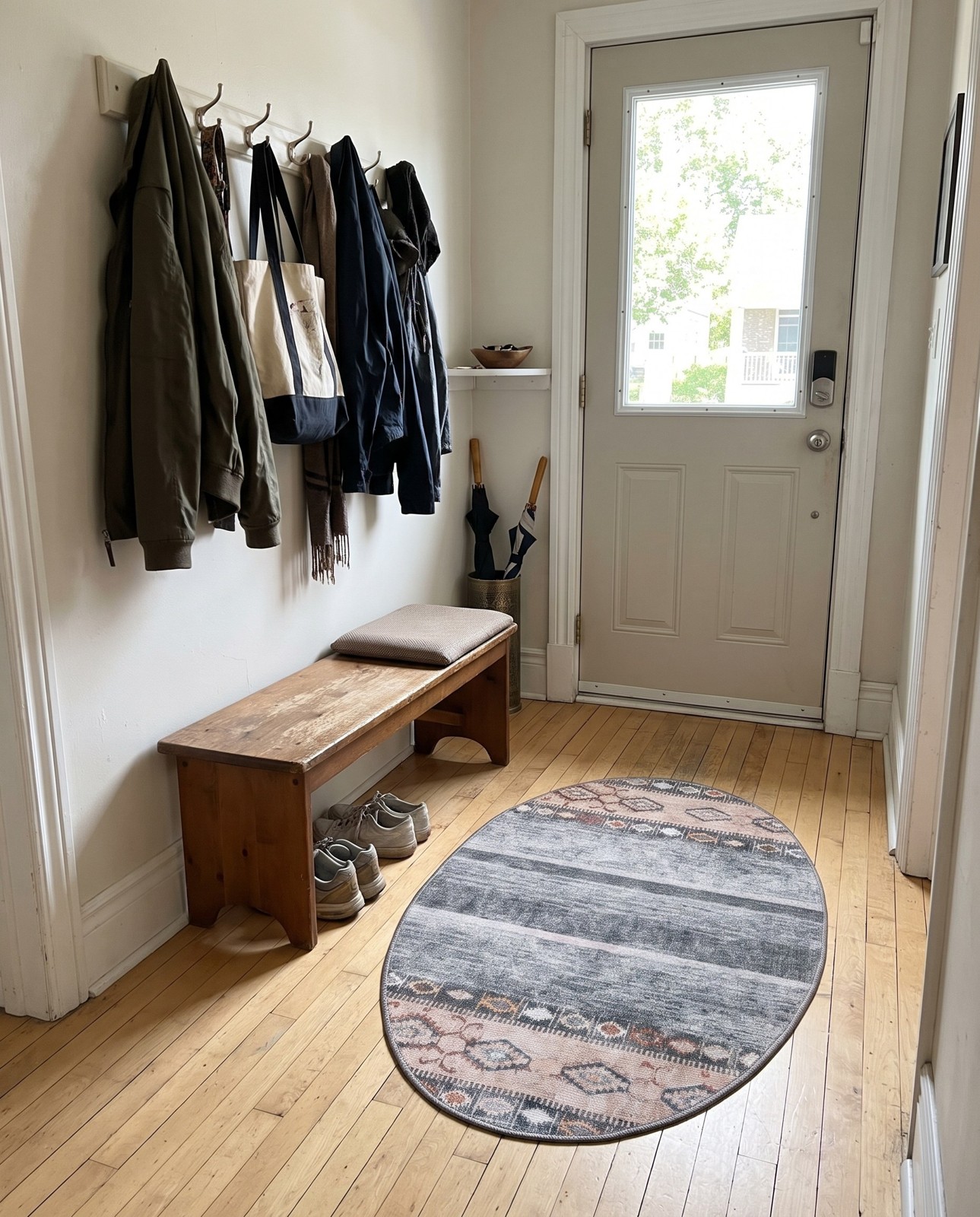 2' x 3' Dalton · Border Washable Rug, green