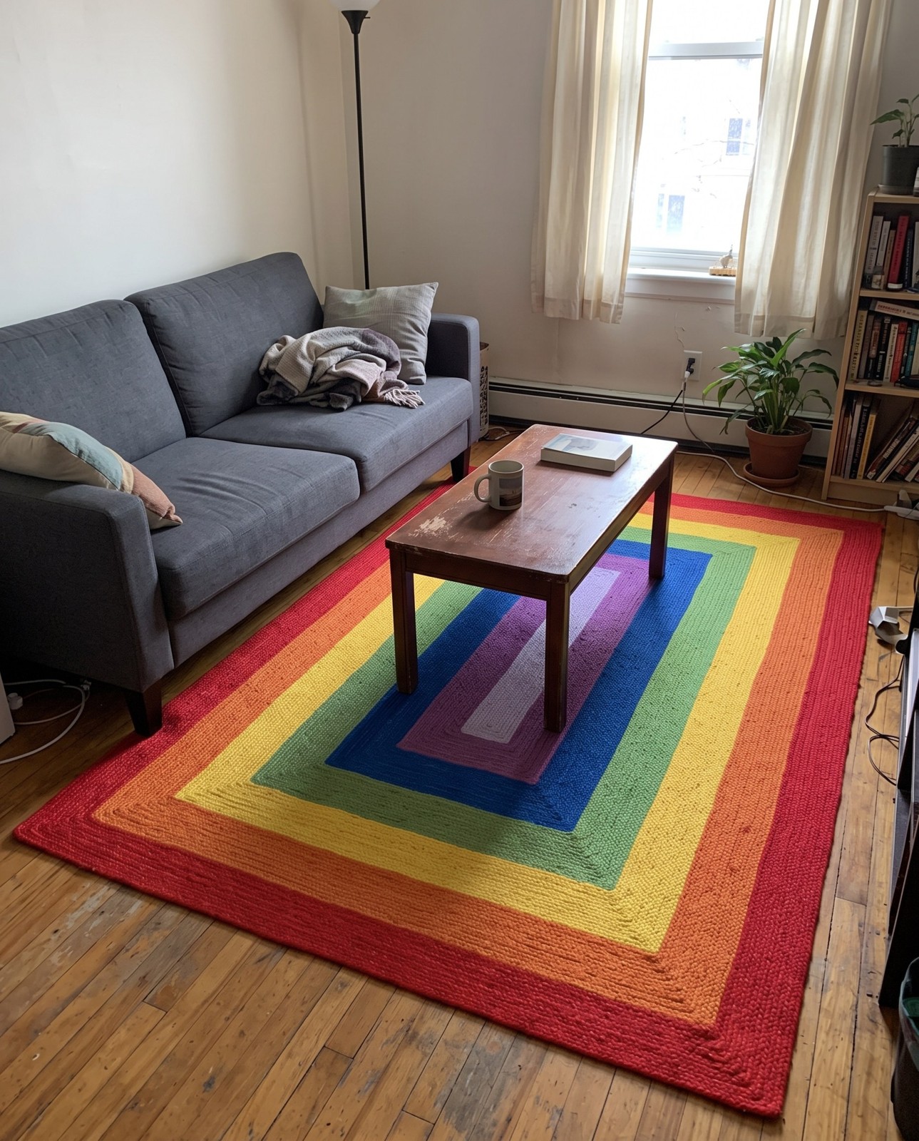 6' 1 x 9' Cecil · Border Wool Rug, multi