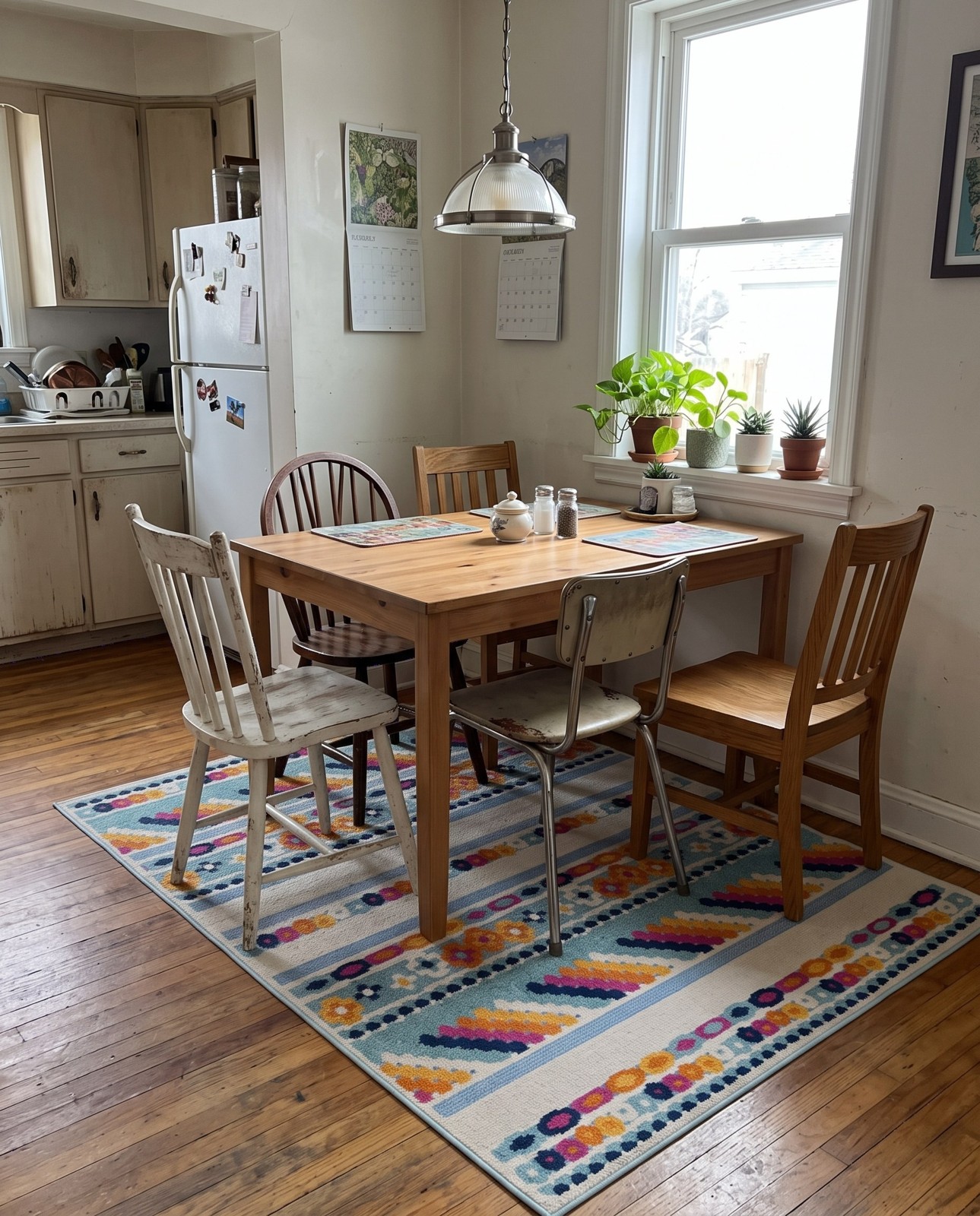 2' x 3' Tanner · Geometric Outdoor Rug, blue