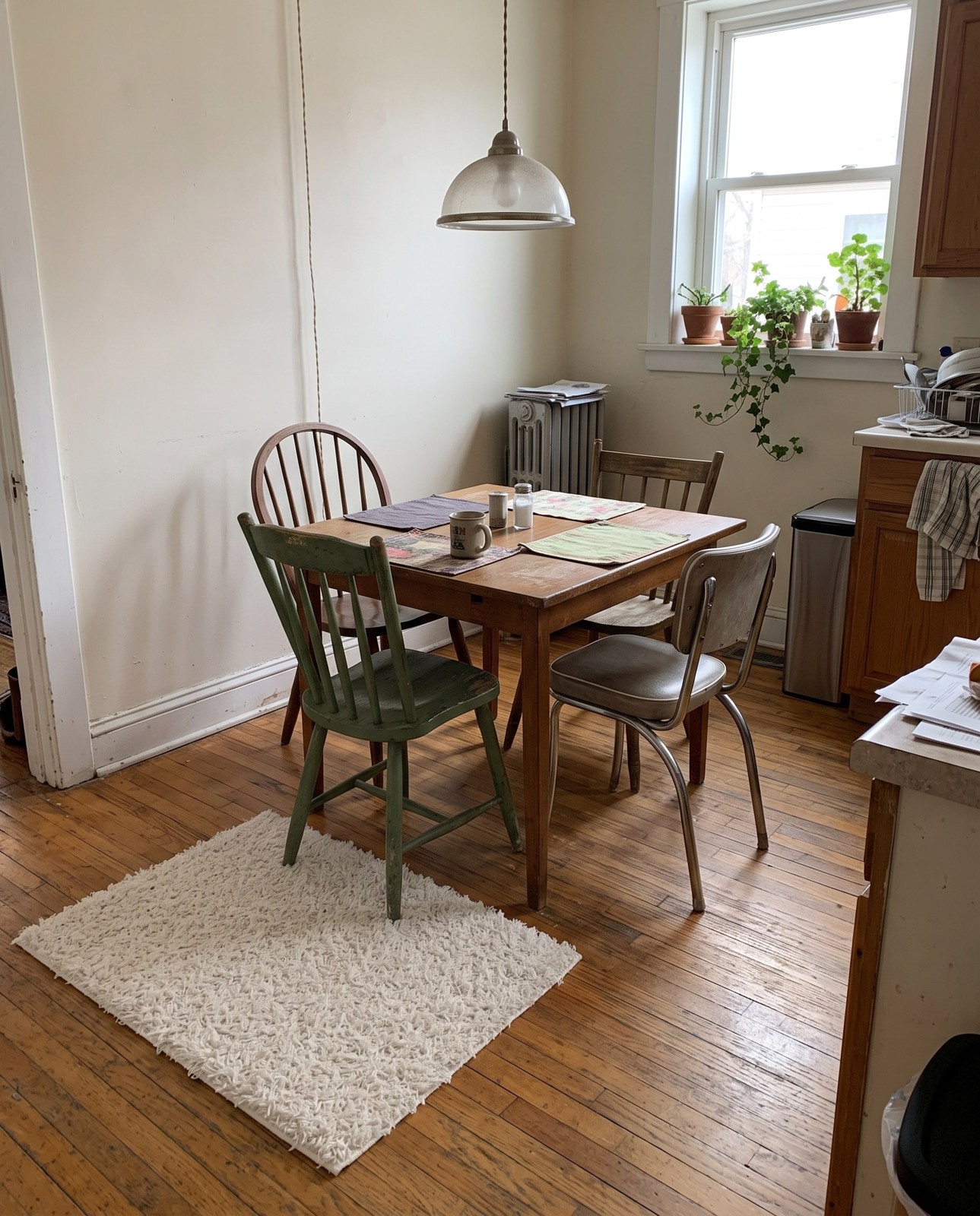 2' 2 x 3' Quill · Solid shag rug, snow white
