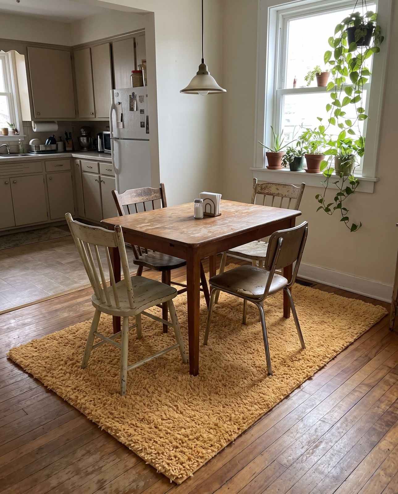 10' x 13' Dunham · Solid Shag Rug, yellow
