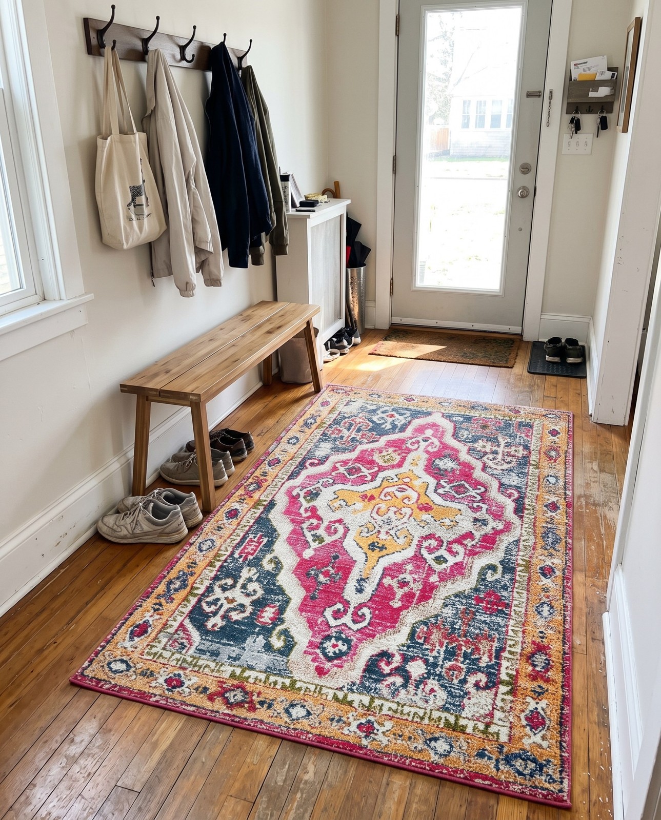 4' x 6' Peverell · Border Washable Rug