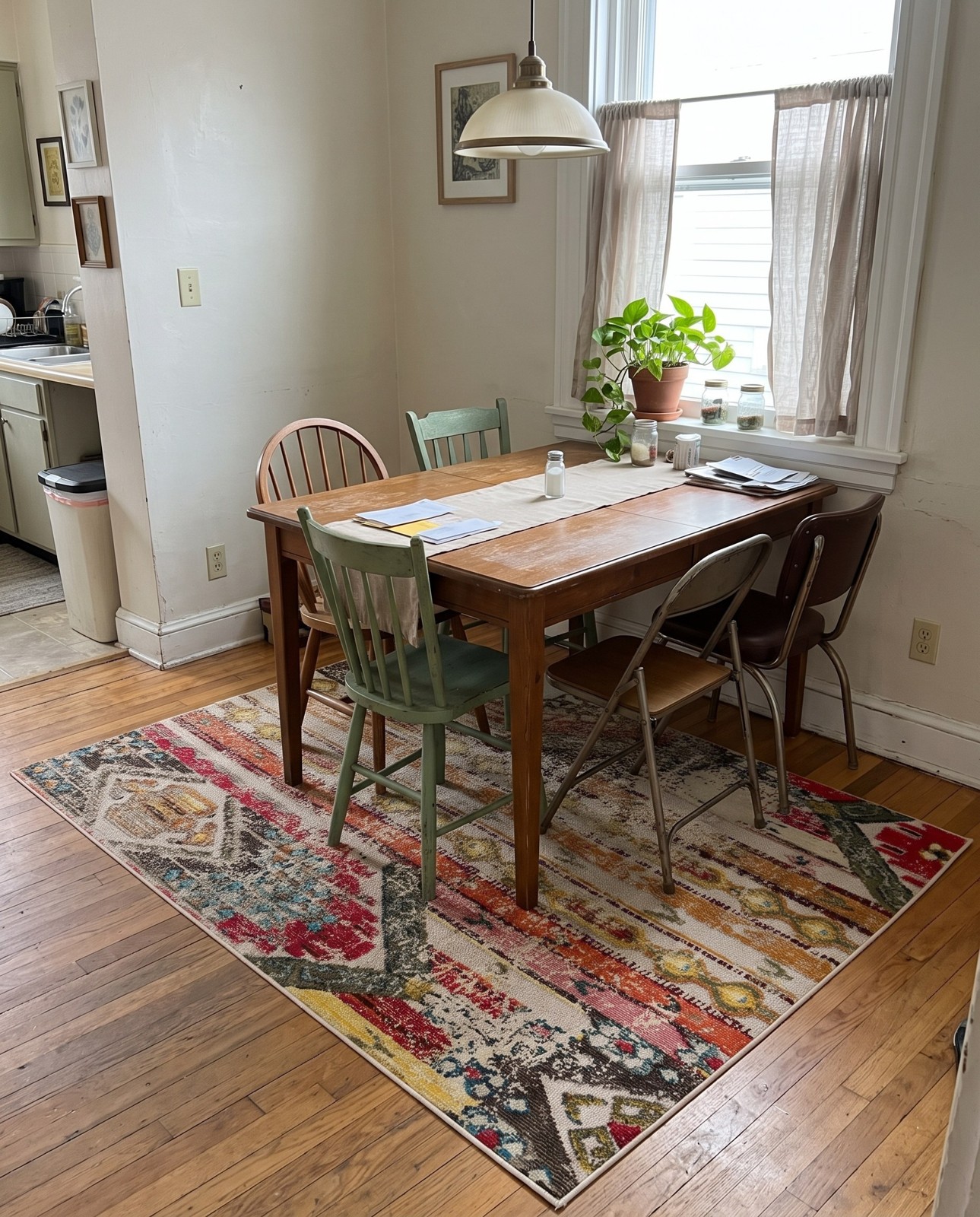 5' x 7' Cleary · Abstract Outdoor Rug, multi beige