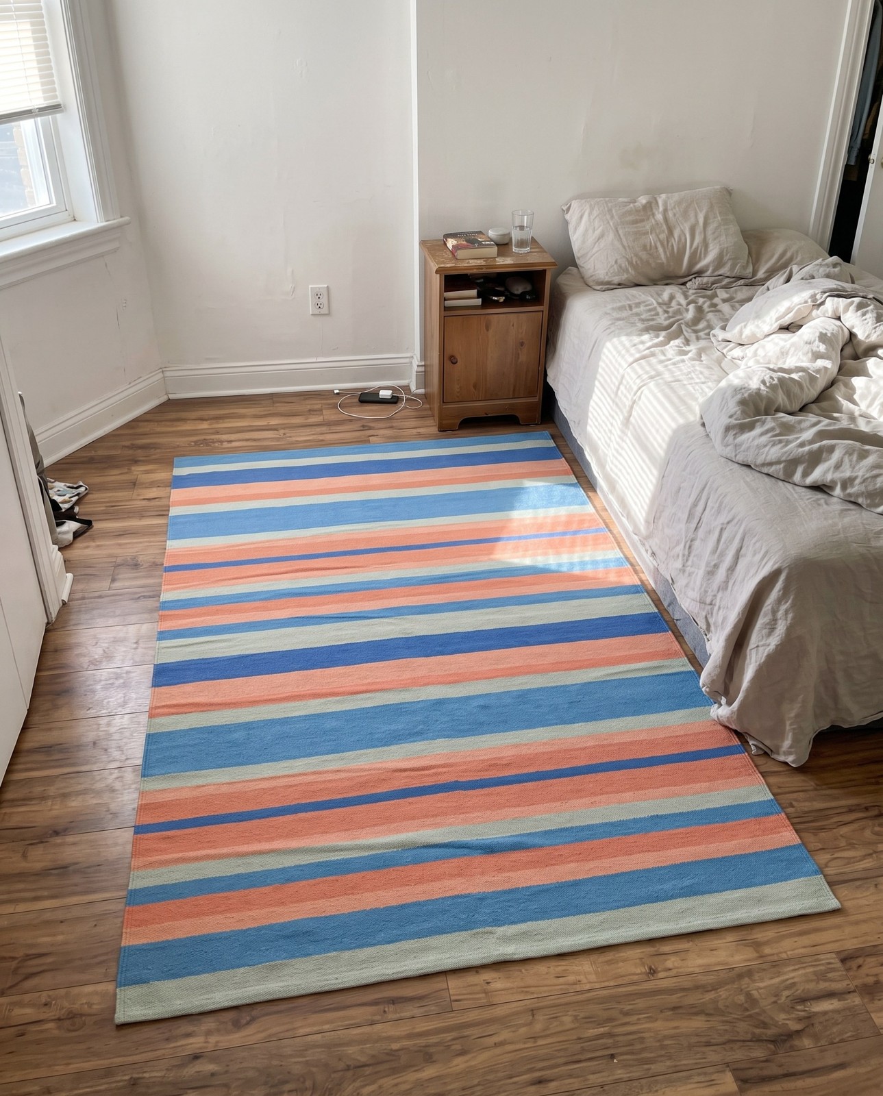 5' 1 x 8' Wortham · Striped rug, multi