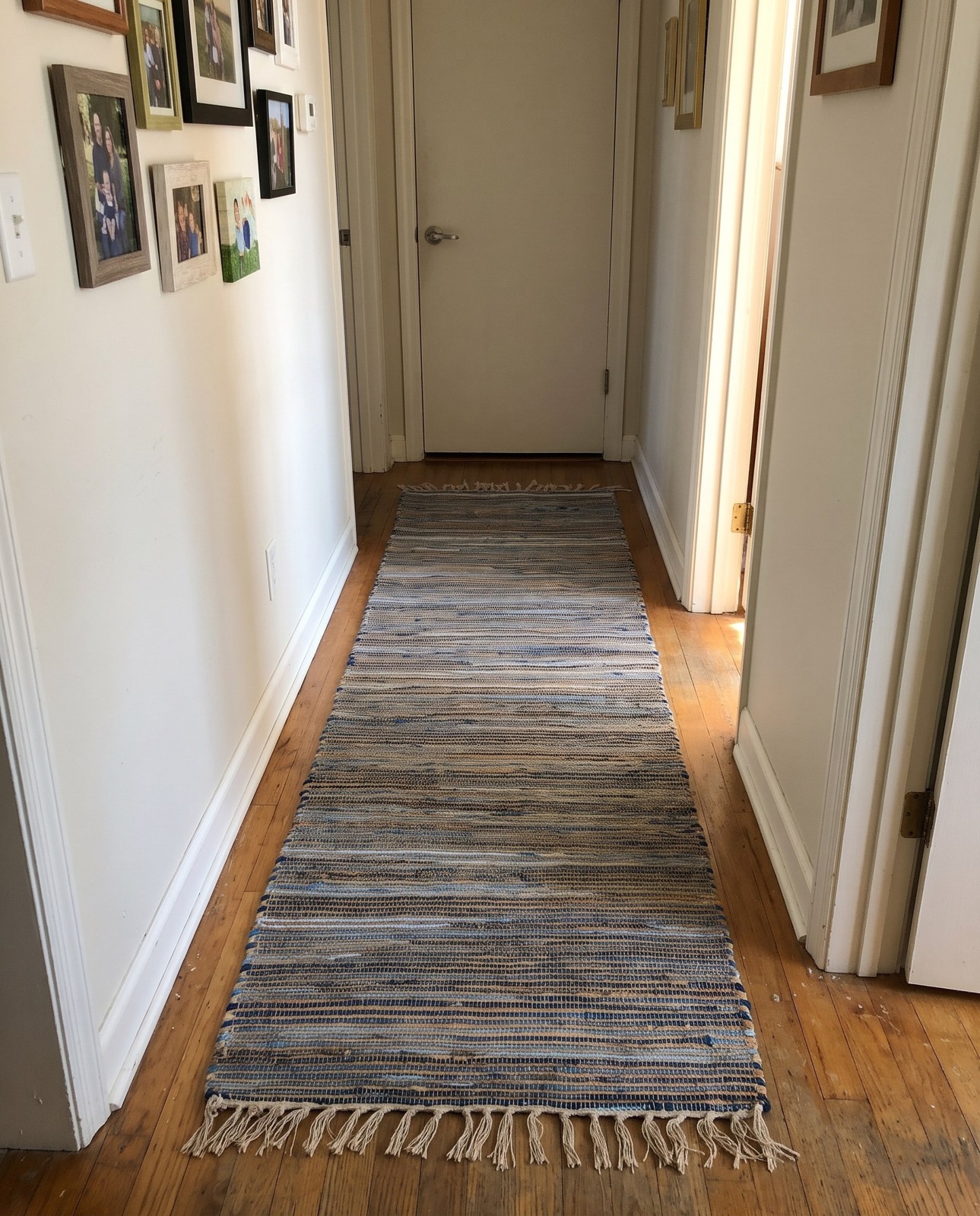 2' 7 x 10' Milbank · Striped Chindi Rug