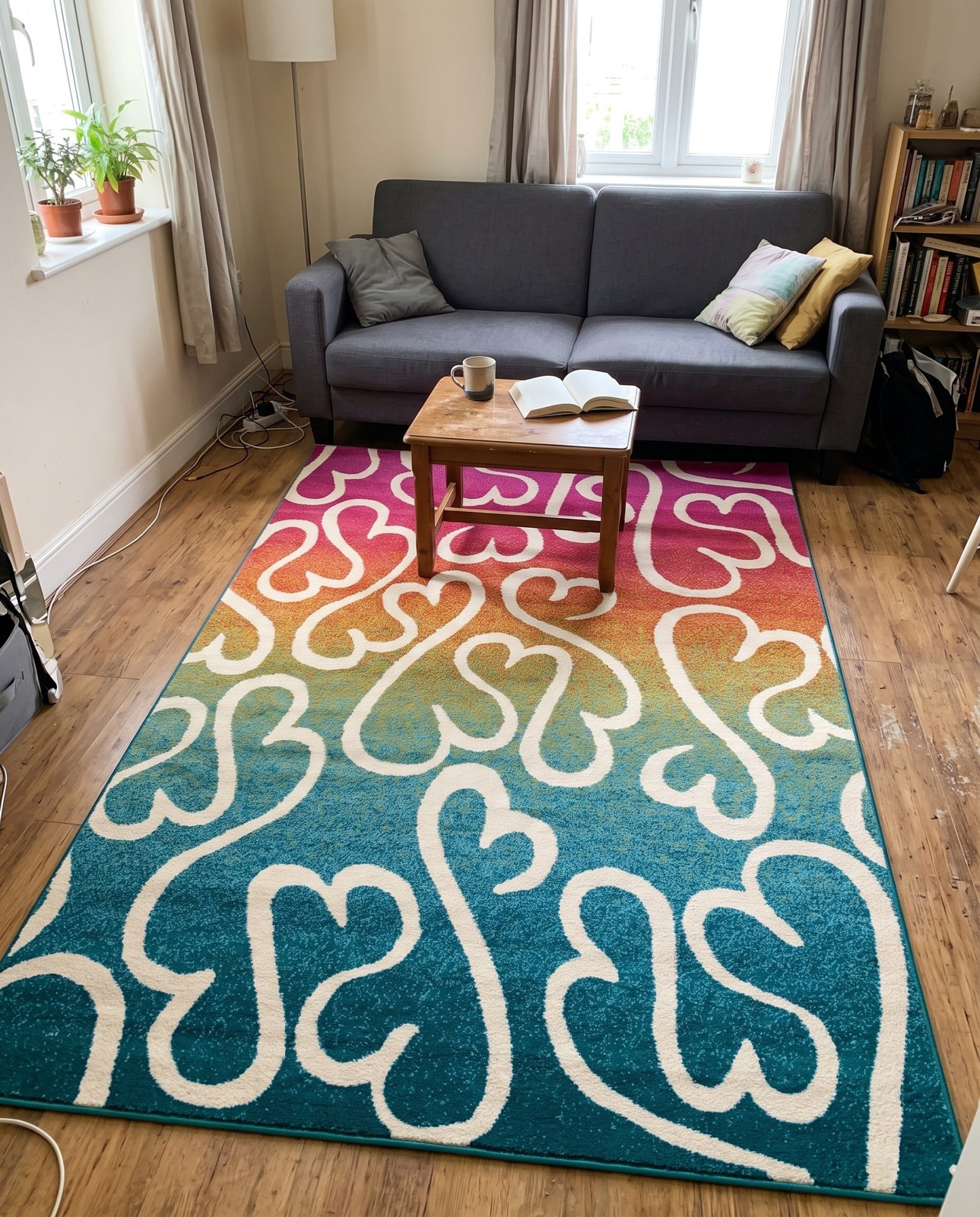 5' x 8' Holyoke · Gradient rug, multi