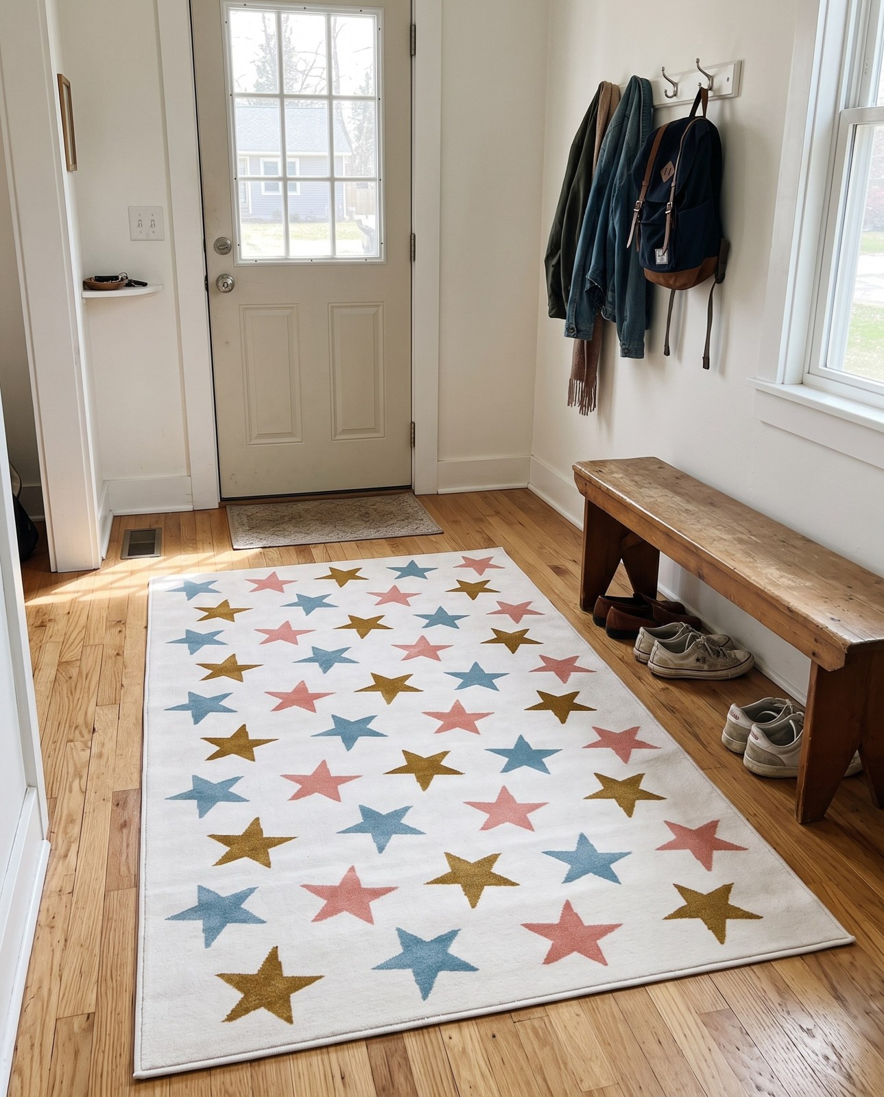 4' x 6' Cider · Geometric rug, multi
