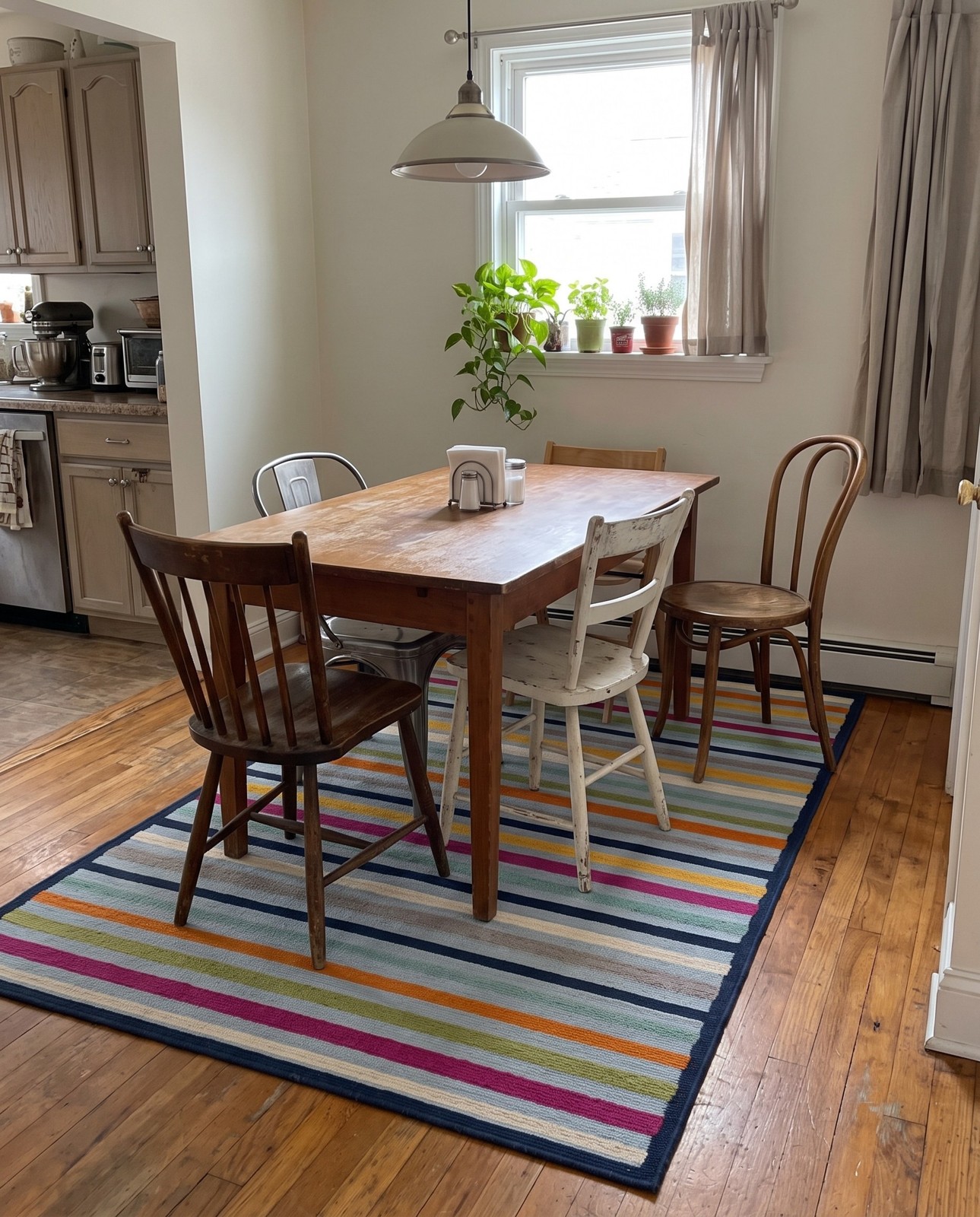 5' 3 x 8' Wesley · Border Outdoor Rug, blue