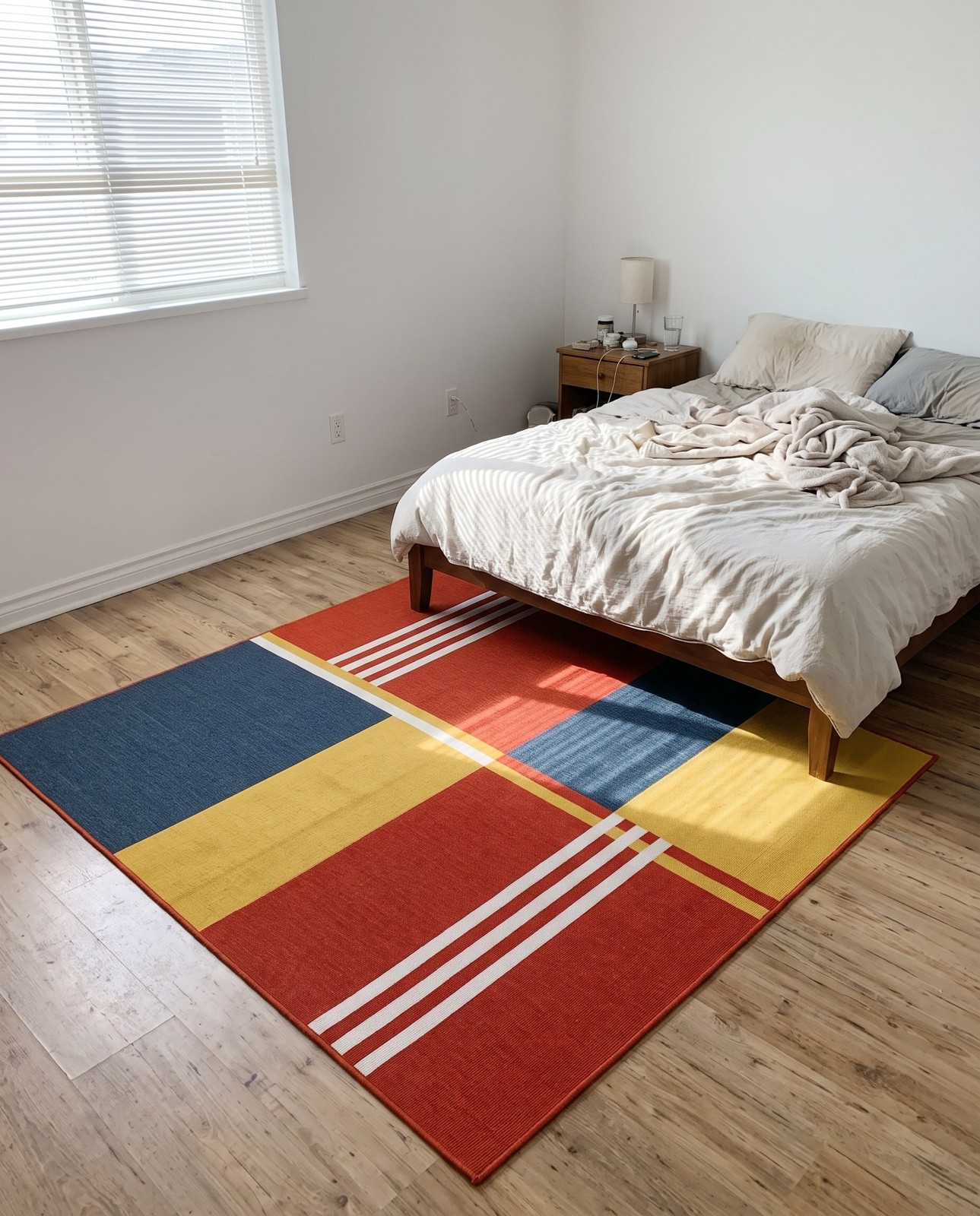 7' 10 x 7' 10 Dover · Geometric colorblock Outdoor Rug, multi