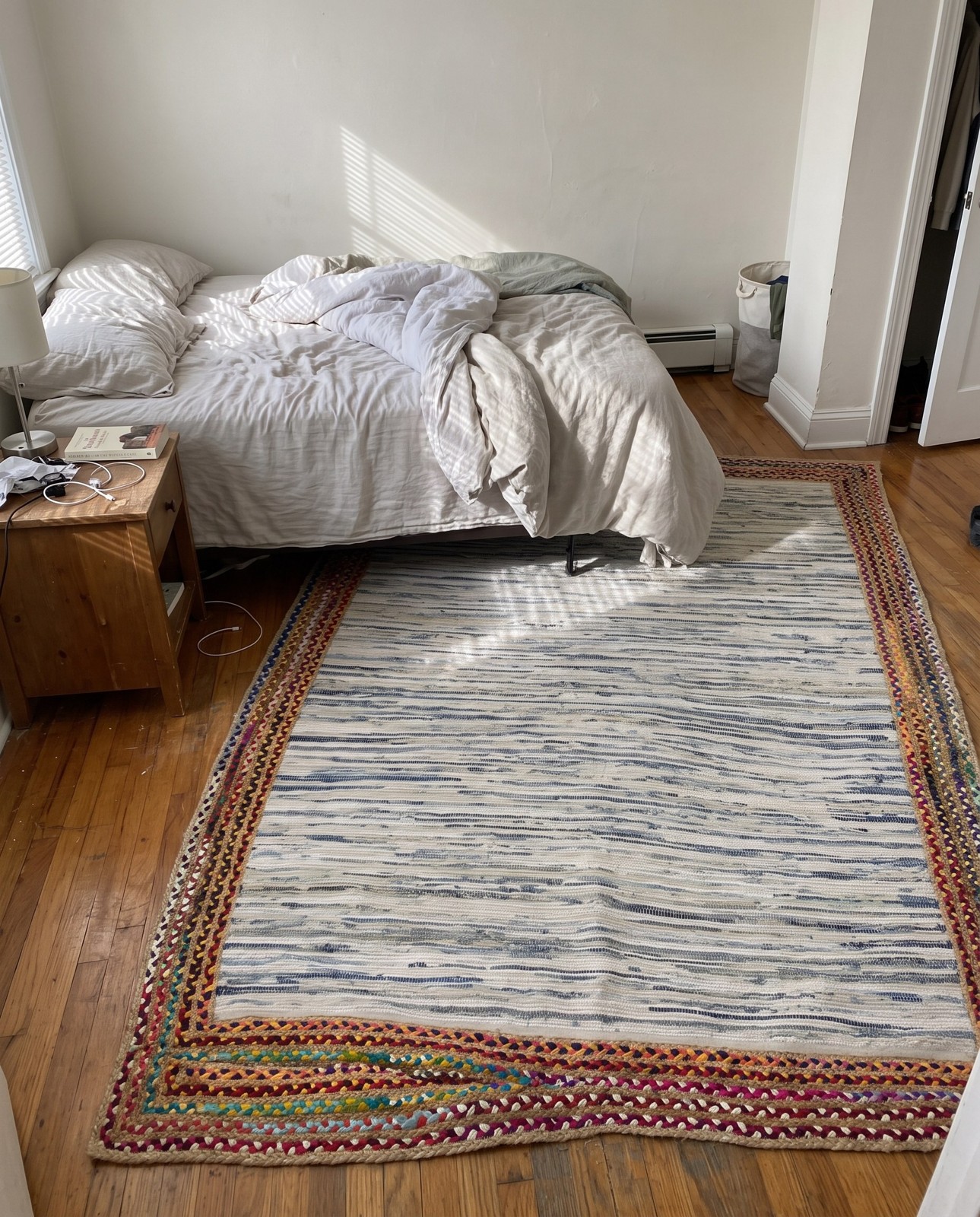 6' 1 x 9' Pardee · Border Chindi Rug, multi