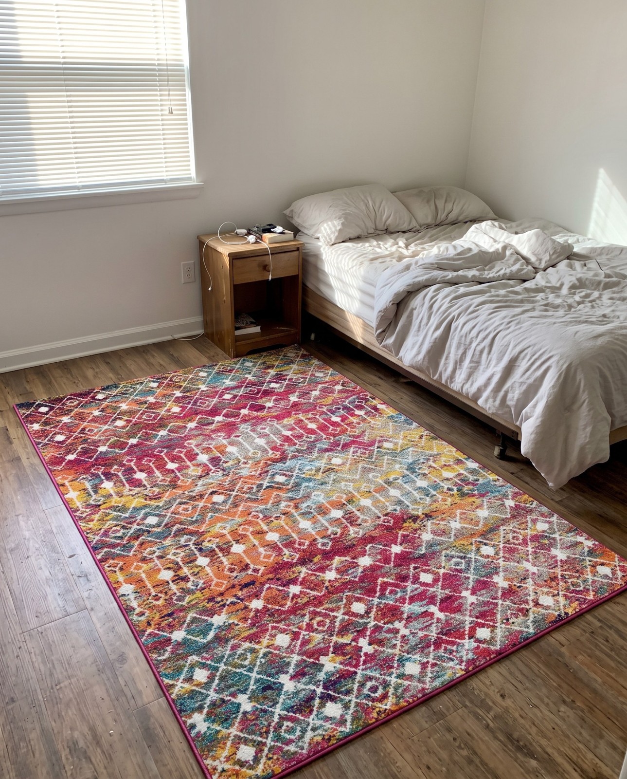 10' x 13' Boswell · Diamond rug, multi