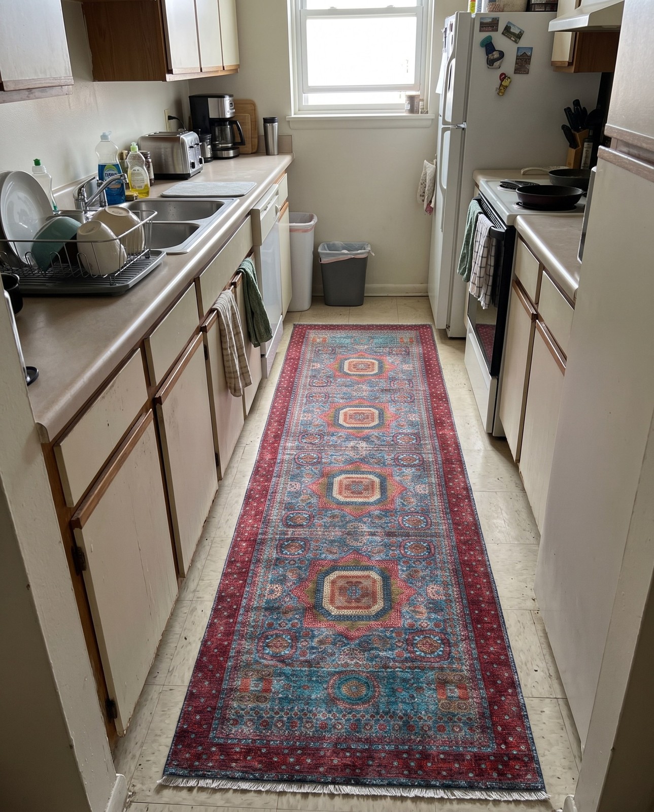 2' x 3' 1 Cavell · Border rug, multi