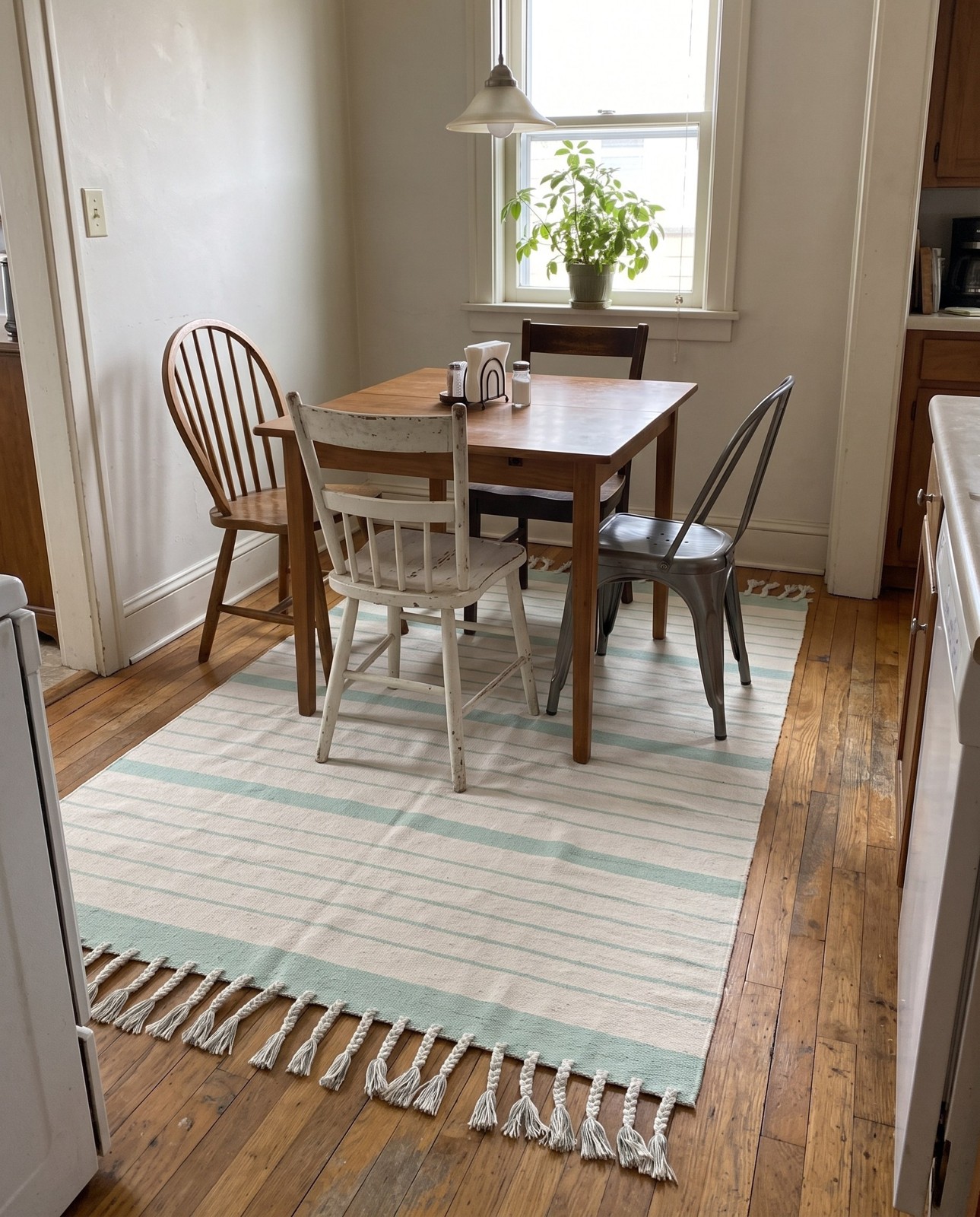 8' x 10' Ottley · Lines Chindi Rug