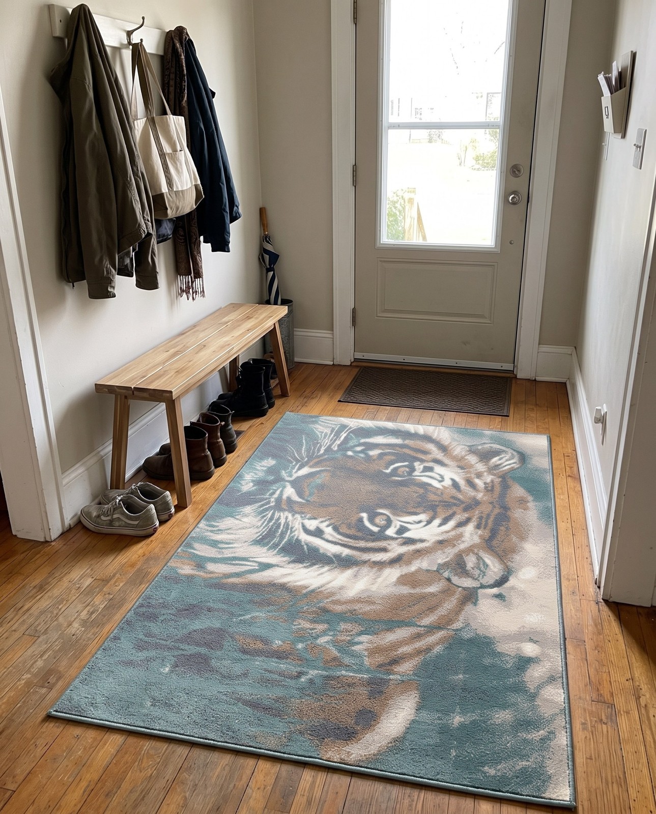 5' x 8' Aubrey · Pictoral rug, multi
